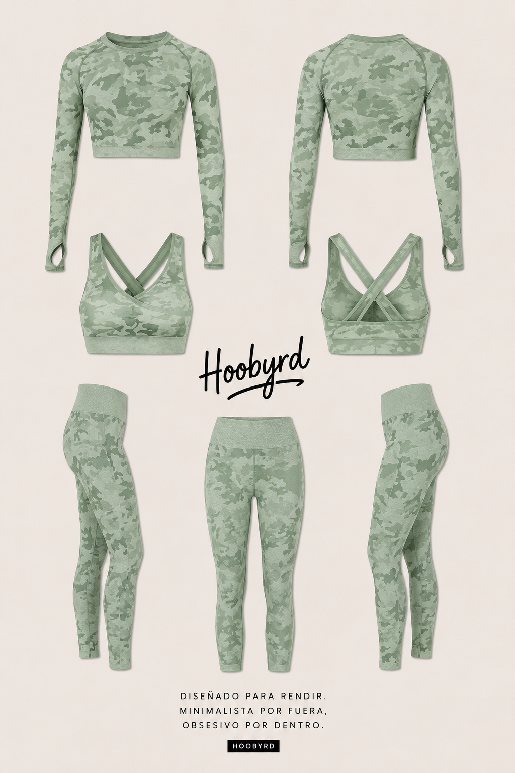 3pcs Women Carmful Camo Yoga Set Women Seamless Fitness Yoga Bra Sport