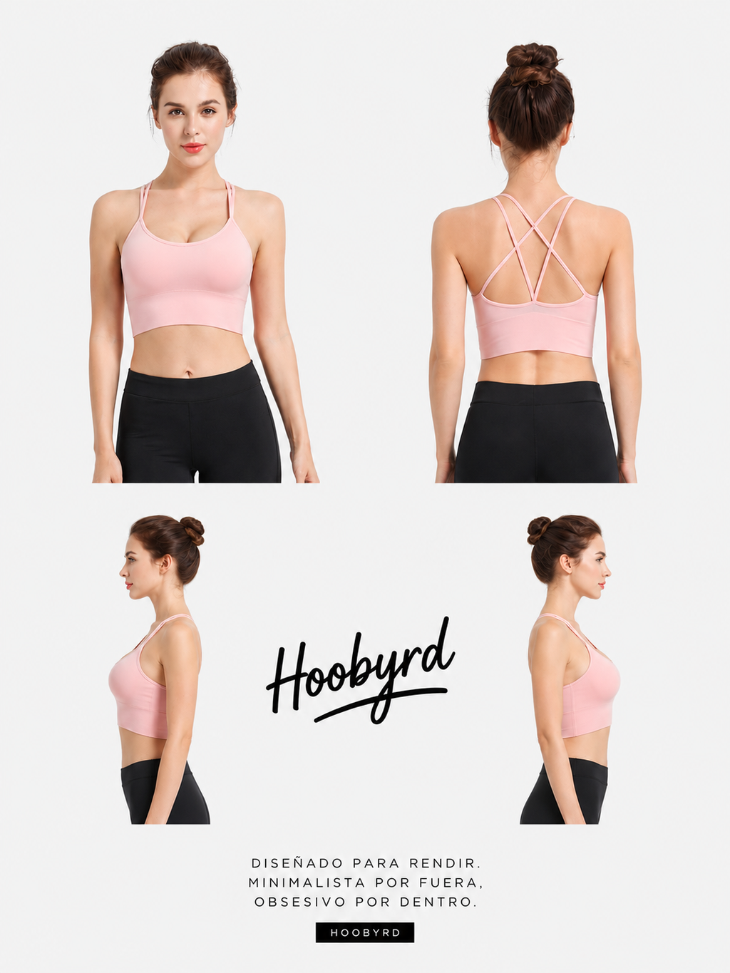 Sport Bras Cross Back Padded Cross Cropped Bras for Yoga Fitness