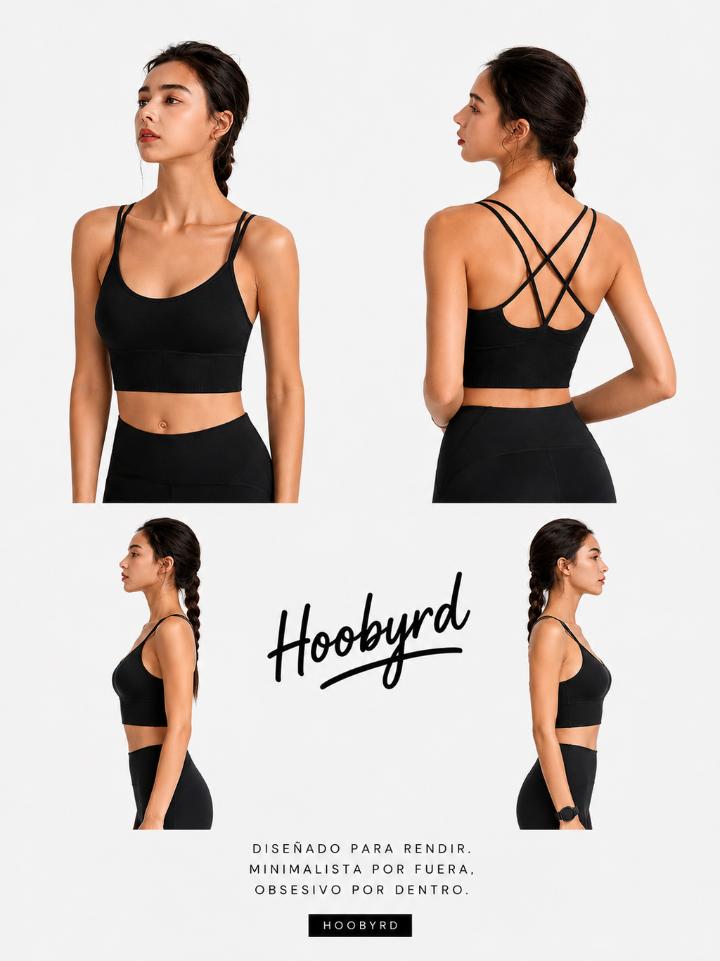 Sport Bras Cross Back Padded Cross Cropped Bras for Yoga Fitness