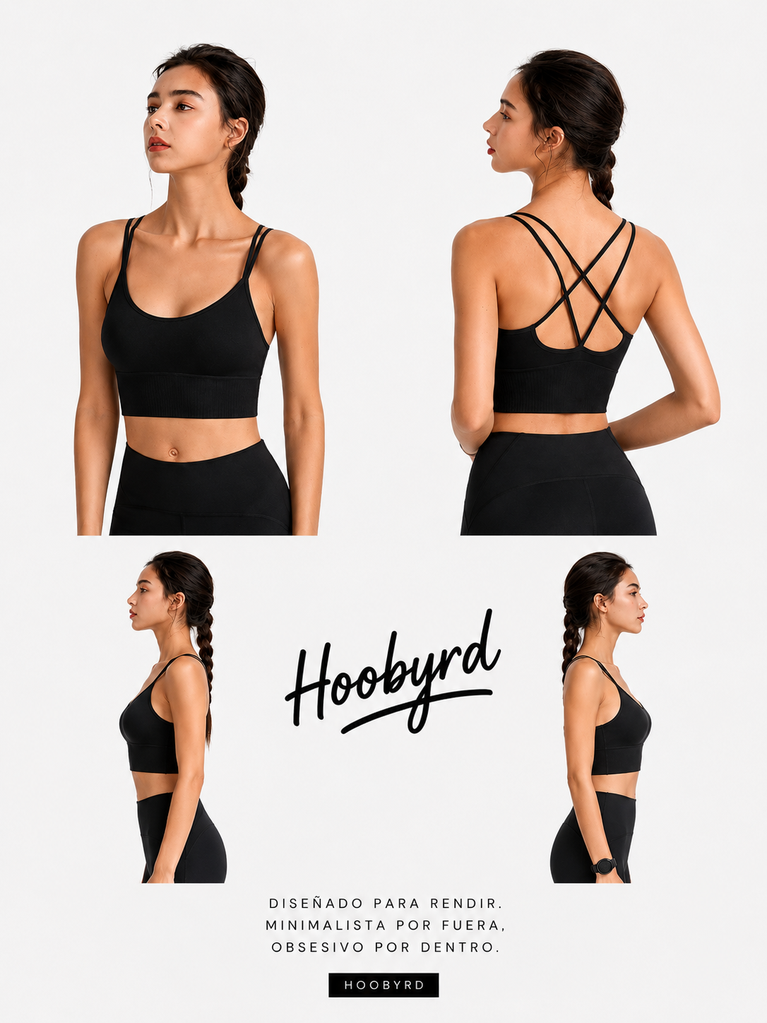 Sport Bras Cross Back Padded Cross Cropped Bras for Yoga Fitness